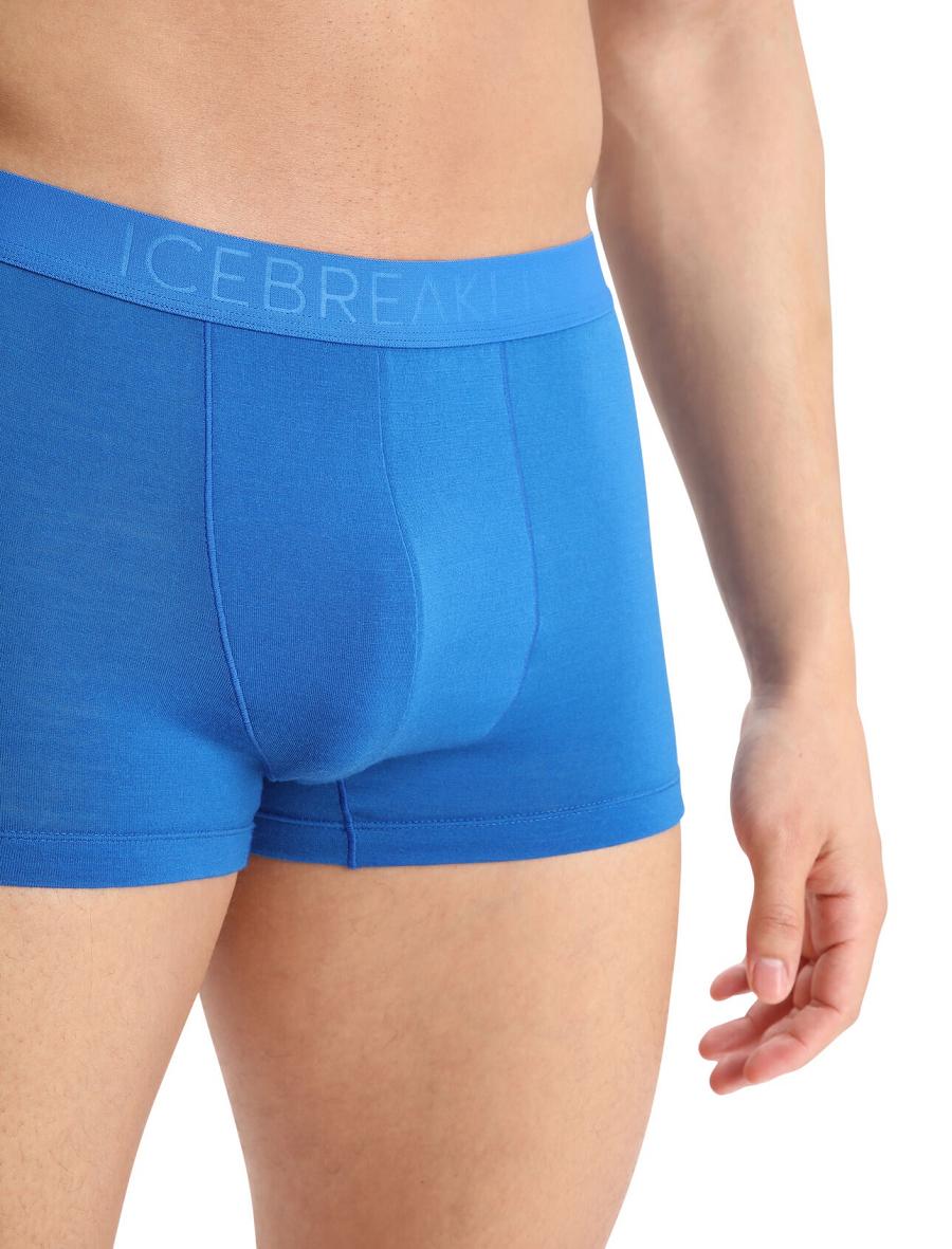 Sous Vêtement Icebreaker Cool-Lite™ Merino Anatomica Trunks Homme Bleu | FR 1289QMAZ